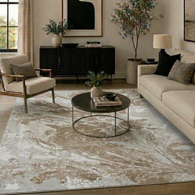 Modern Abstract Water flow Grunge Texture Area Rugs Stone 120x170 cm
