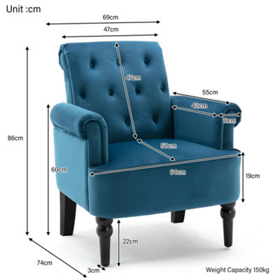 Tall reading online chair