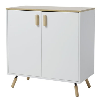 Modern Accent Storage Cabinet with Double Doors Side Cabinet 79cm 