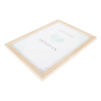 Modern and Chic Oak Veneer Wood Effect A4 Certificate Frame for Wall or Table