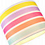 Modern and Cute Multi Coloured Rainbow Stripe Cotton Fabric Lamp Shade - 10"