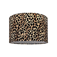 Modern and Distinctive Leopard Print 10" Table/Pendant Lamp Shade in Soft Velvet