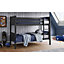 Modern Anthracite Bunk Bed - 2x 3ft (90cm)