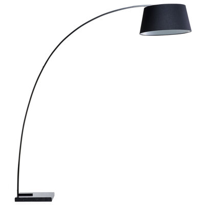 Modern Arc Floor Lamp Black BENUE