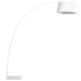 Modern Arc Floor Lamp White BENUE