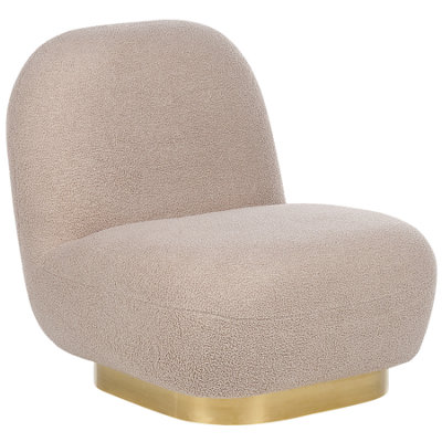 Modern Armchair Boucle Beige LOVIISA