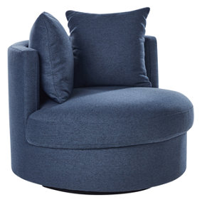 Modern Armchair Dark Blue DALBY