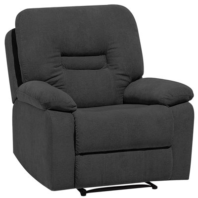 Modern Armchair Dark Grey BERGEN