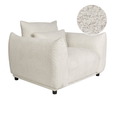 Modern Armchair Off-White JAMSA