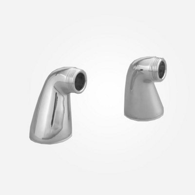 Modern Bath Shower Mixer Tap with Deck Pillar Shower Taps Set And Kit - 3