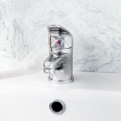 Modern Bathroom Basin Mono Tap & Bath Shower Mixer Taps Set Faucet - 4
