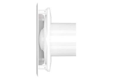 Modern Bathroom Extractor Fan 125mm 5" with White Front Panel