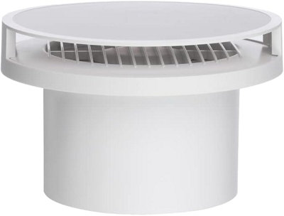Modern Bathroom White Extractor Fan 125mm / 5" with Timer