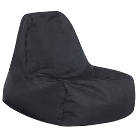 Modern Bean Bag Chair Black SIESTA
