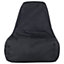 Modern Bean Bag Chair Black SIESTA