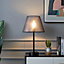 Modern Bedside Lamp Table Lamp Table Light with Fabric Lampshade 56cm H