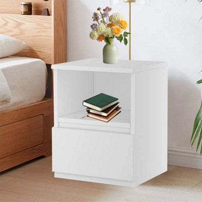 Modern Bedside Table Drawers Cabinet Bedroom Furniture Storage ...