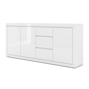 Modern Belle Sideboard Cabinet in White W1950mm x H890mm x D400mm