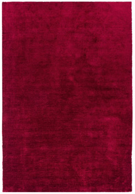 Modern Berry Rug, Anti-Shed Plain Rug for Bedroom, & LivingRoom, Modern Rug, 13mm Thick Berry Plain Rug-200cm X 290cm