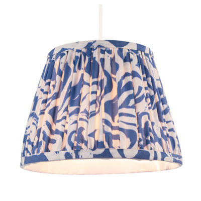 modern-blue-nova-pleated-cotton-fabric-lamp-shade-with-tapered-design