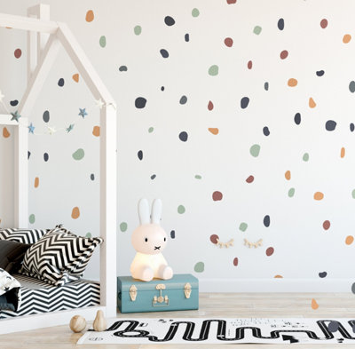 Modern Boho Chic Polka Dot Stickers