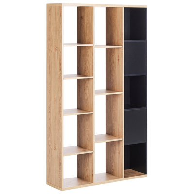 Modern Bookcase Light Wood BANGOR