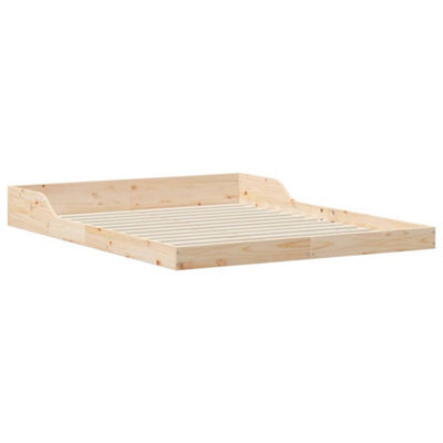Modern Brown 150 x 200 cm Solid pine wood