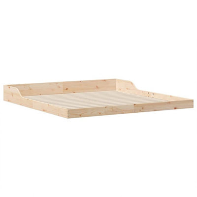 Modern Brown 180 x 220 cm Solid pine wood