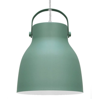 Modern Ceiling Pendant Light Green Shade M0150