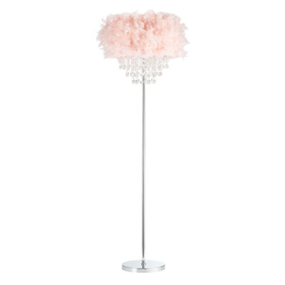 Feather floor lamp hot sale b&q