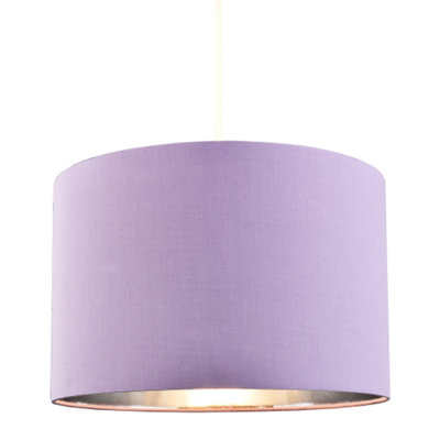 Purple lamp shade b&q sales