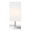 Modern Chic Satin Chrome Power Saving and Eco Friendly LED Touch Table Lamp