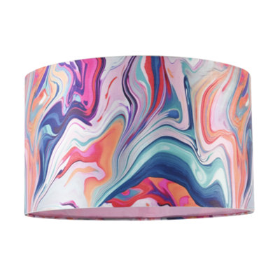 modern-chic-satin-fabric-lamp-shade-with-colour-mix-marble-design