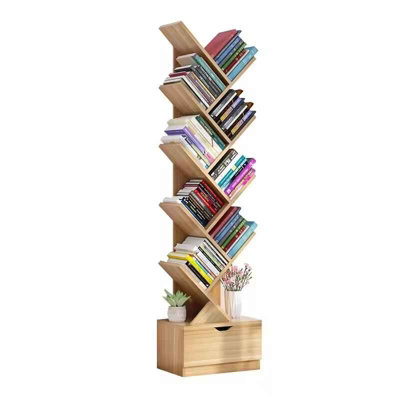 Modern Children's TreeShaped Bookshelf FloortoCeiling Design, Living ...
