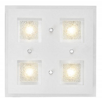 Square led deals bathroom ceiling lights