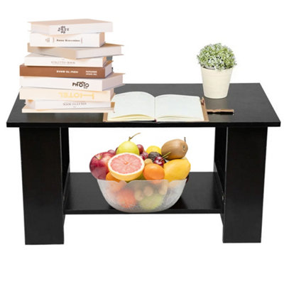 Modern Coffee Table Living Room Tea Side End Desk With Lower