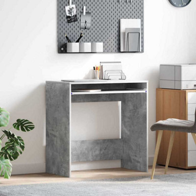 Modern Computer Desk Concrete grey Particle board Concrete Desk