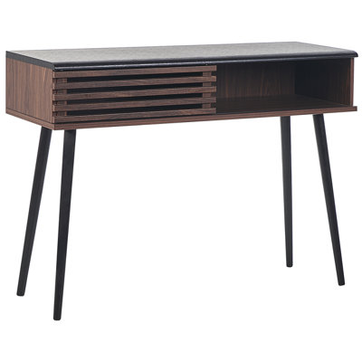 Modern Console Table Dark Wood PERTH | DIY at B&Q