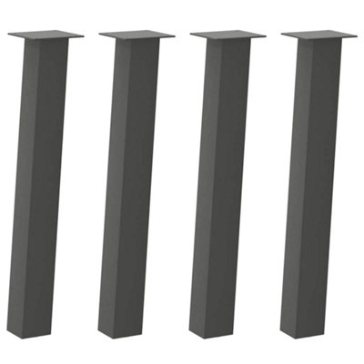 Modern Console Table Legs 4 pcs Anthracite 72 cm Steel