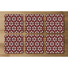 Modern decorative floral pattern (Coaster) / Default Title