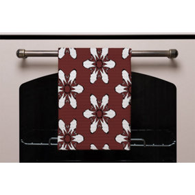 Modern decorative floral pattern (Kitchen Towel) / Default Title