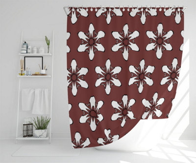 Modern decorative floral pattern (Shower Curtain) / Default Title Price Comparisons | Compare The Build