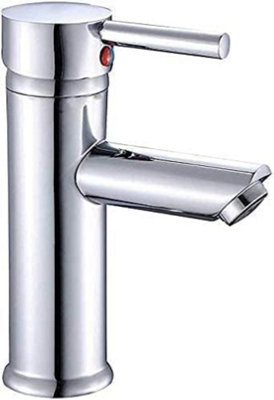 Modern Design Bathroom Wash Basin Sink Corner Wall-Mounted with TAP, Plastic Bottle Trap & Pop-up Waste