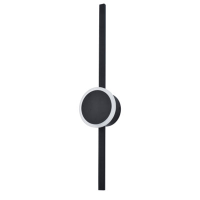 Modern Designer LED Feature Wall Light with Round Base Plate and Stick