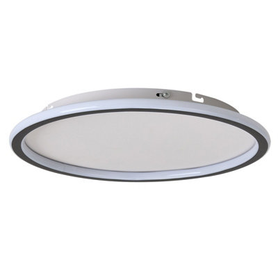 Modern Dimmable LED Circular Ceiling Light 40cm Dia with Remote Control