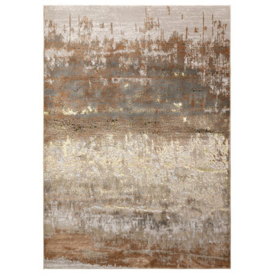Modern Easy to Clean Abstract Optical/ (3D) Rug For Dining Room Bedroom And Living Room-66 X 240cmcm (Runner)