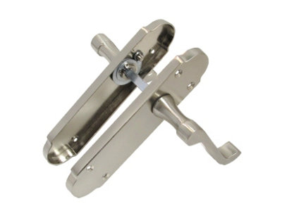 Modern Epsom Internal Door Handles Satin Chrome Latch Handle Door Set Price Comparisons | Compare The Build