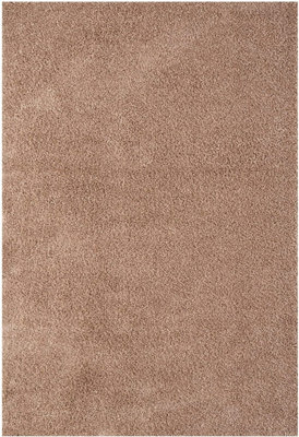 Modern Extra Large Small Soft 5cm Shaggy Non Slip Bedroom Living Room Carpet Runner Area Rug - Dark Beige 120 x 170 cm