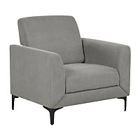 Modern Fabric Armchair Grey FENES