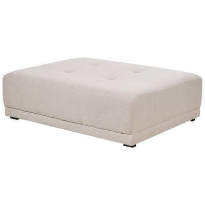 Modern Fabric Ottoman Beige TORPO